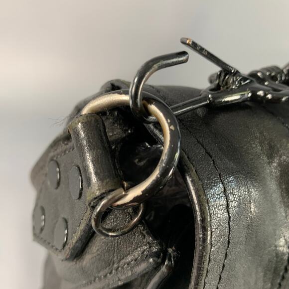 PROENZA SCHOULER PS1 Medium Black Leather Satchel Handbag - Picture 9 of 14